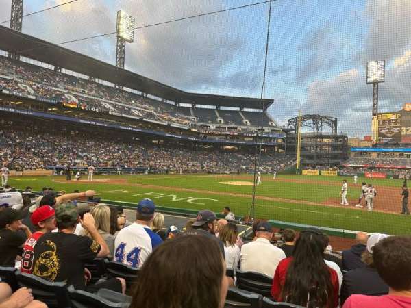 PNC Park, section: 10, row: M, seat: 1