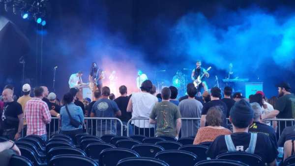 Hartford Healthcare Amphitheatre, section: 107, row: a, seat: 5