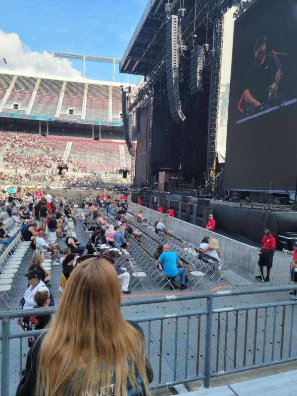 Ohio Stadium, section: 25AA, row: 4, seat: 1