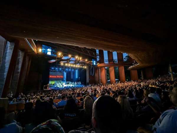 Filene Center, section: Rear Orchestra L, row: HH, seat: 45