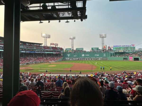 Fenway Park, section: Grandstand 14, row: 5, seat: 24