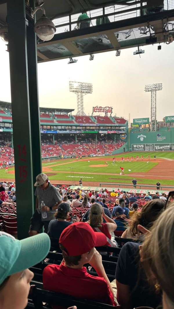 Fenway Park, section: Grandstand 14, row: 6, seat: 24