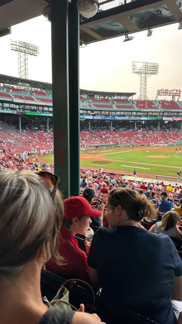 Fenway Park, section: Grandstand 14, row: 5, seat: 23