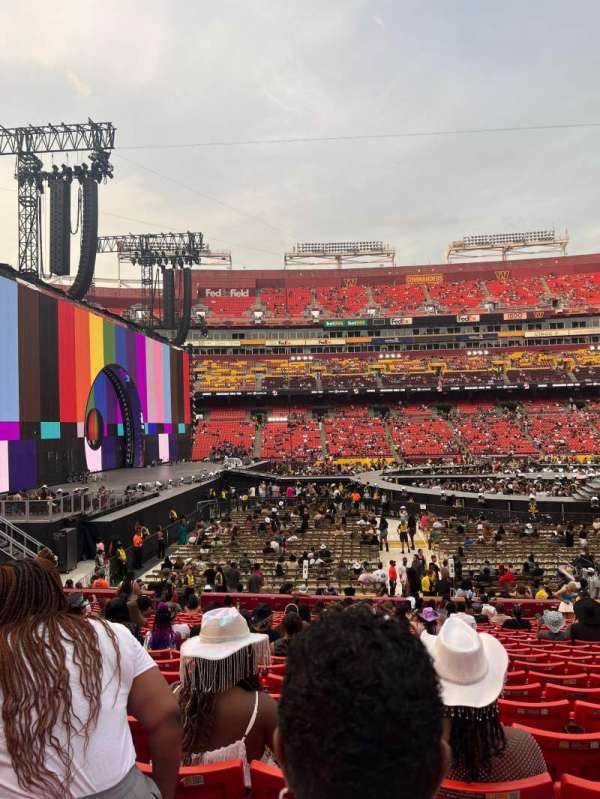 Northwest Stadium, section: 111, row: 21, seat: 12