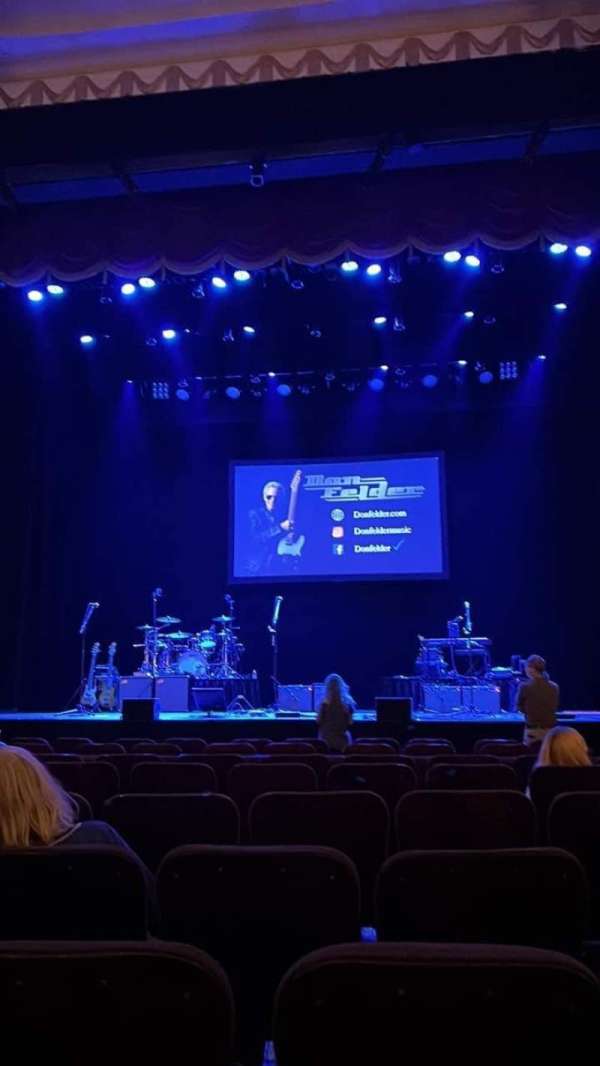 Morris Performing Arts Center, section: Center Orchestra, row: H, seat: 103