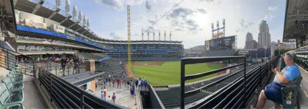 Progressive field, section: 316, row: A, seat: 1