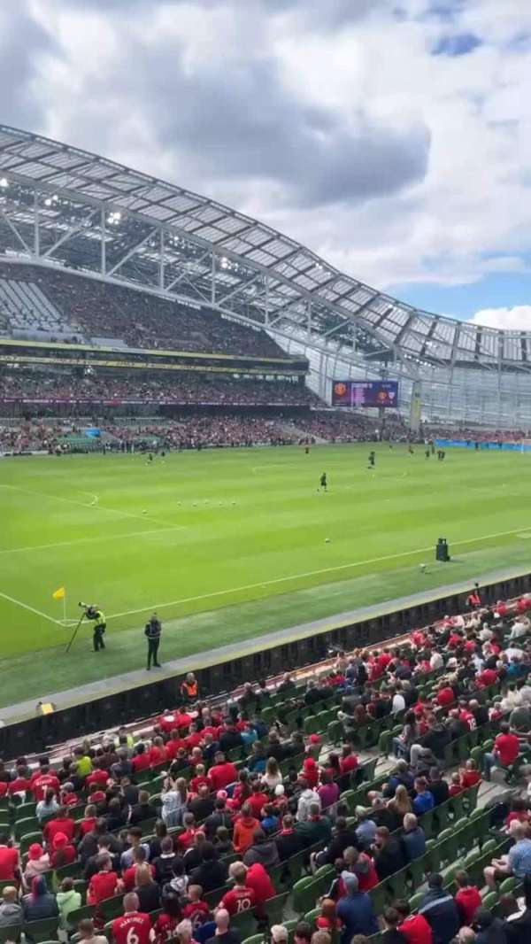Aviva Stadium, section: 310, row: B, seat: 21