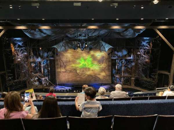 Gershwin Theatre, section: Rear Mezzanine C, row: H, seat: 111