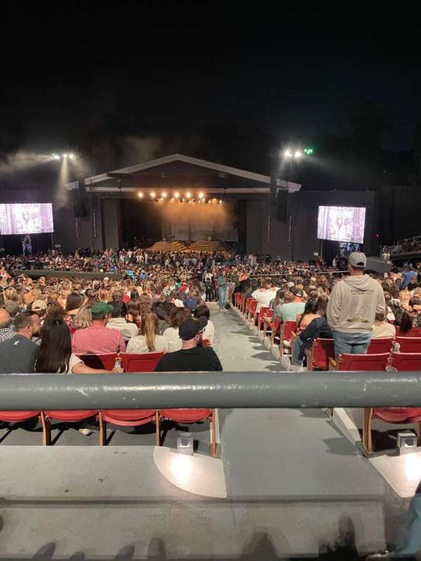 The Greek Theatre, section: C Right, row: A, seat: 14