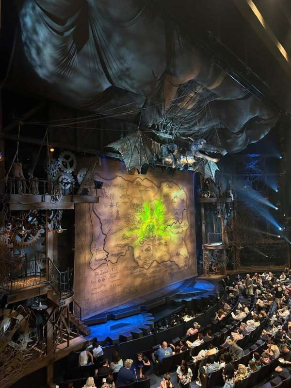 Gershwin Theatre, section: Front Mezzanine L, row: AA, seat: 5