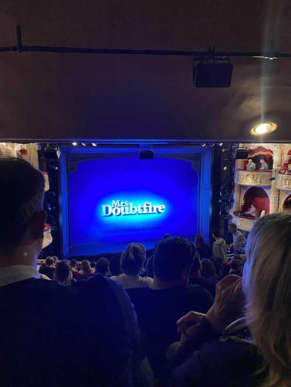 Shaftesbury Theatre, section: Royal Circle, row: L, seat: 27
