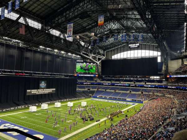 Lucas Oil Stadium, section: 447, row: 3, seat: 26