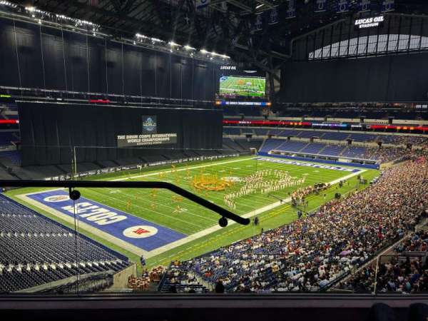 Lucas Oil Stadium, section: 447, row: 3, seat: 27