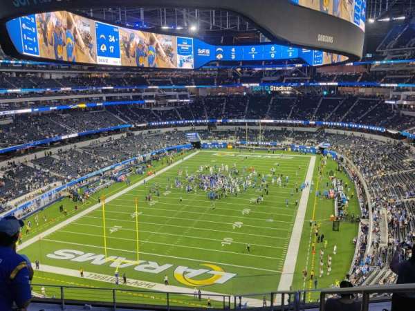 SoFi Stadium, section: 311, row: 15, seat: 1