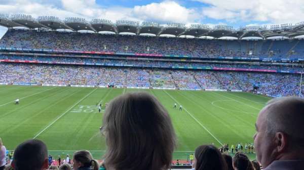Croke Park, section: 530, row: I, seat: 9
