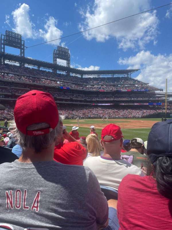 Citizens Bank Park, section: 112, row: 11, seat: 13