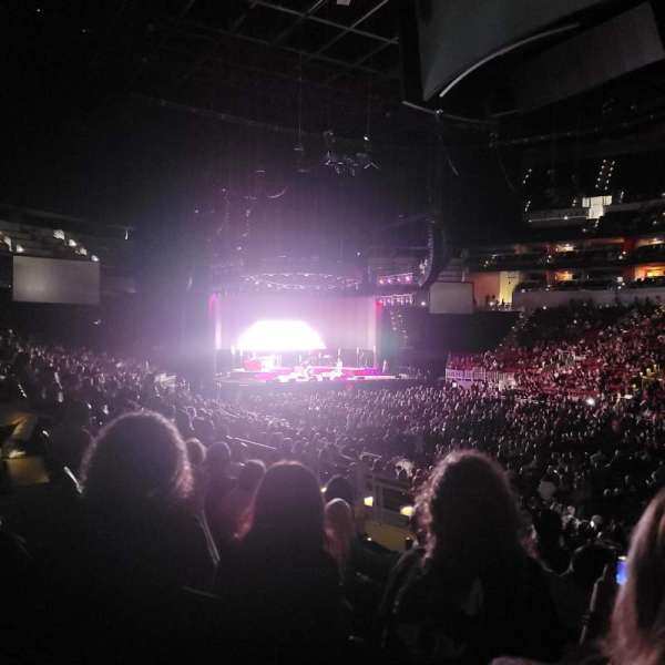 KFC Yum! Center, section: 114, row: U, seat: 5
