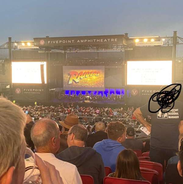 FivePoint Amphitheater, section: Terrace 303, row: 33, seat: 9
