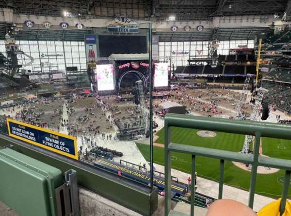 American Family Field, section: 426, row: 1, seat: 19