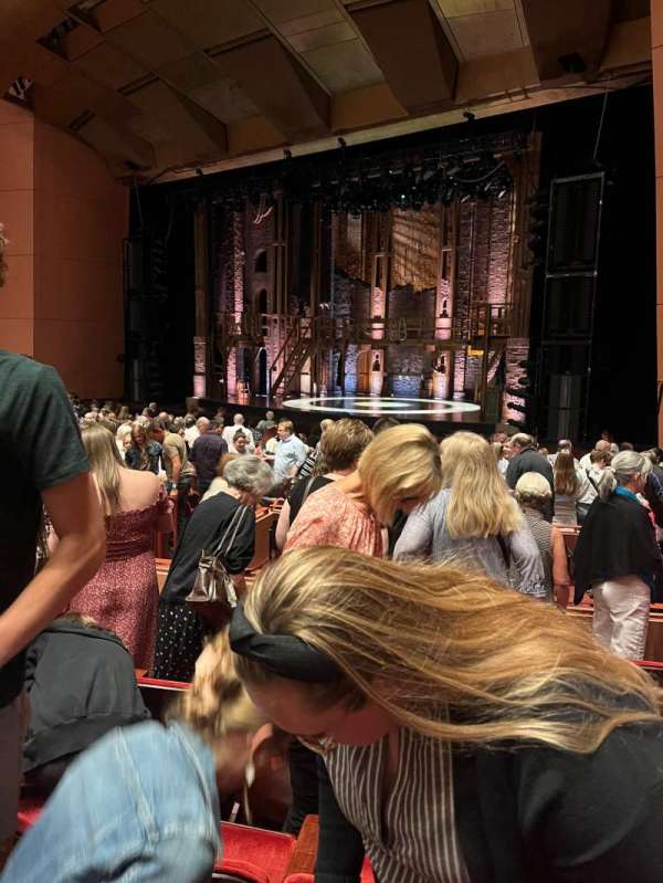 Main Stage at the Lied Center, section: Rear Orchestra, row: P, seat: 9