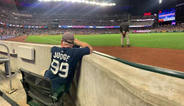 Truist Park, section: 10, row: 2, seat: 17