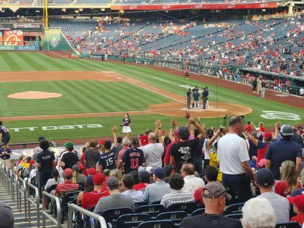 Nationals Park, section: 116, row: MM, seat: 1