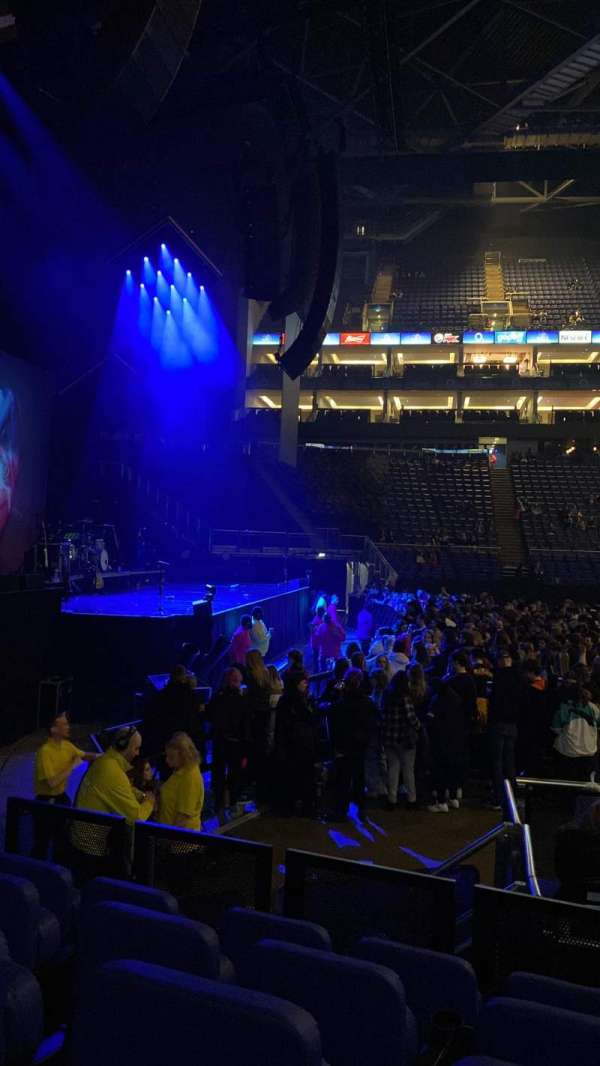 The O2, London, section: 101, row: G, seat: 25