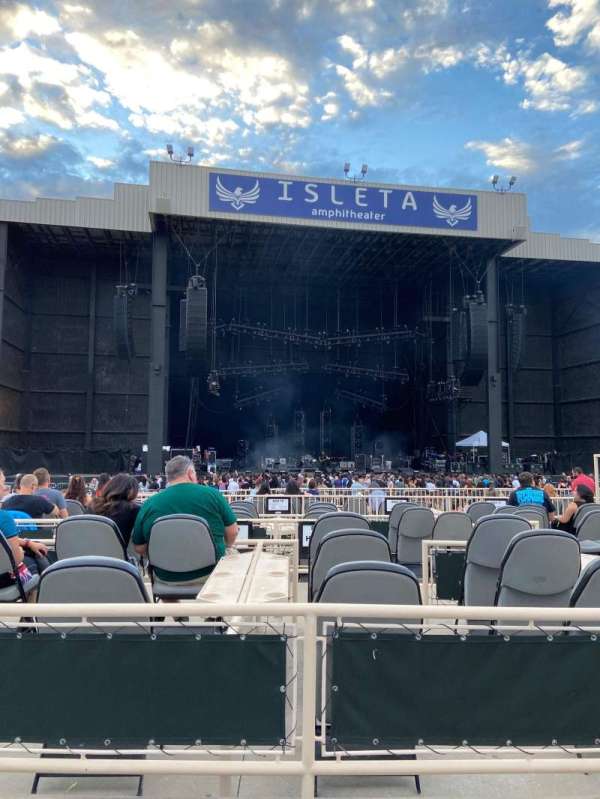 Isleta Amphitheater, section: 7, row: D, seat: 18