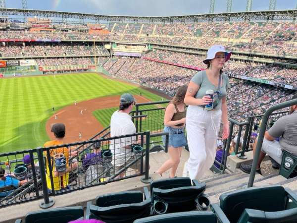 Coors Field, section: U342, row: 12, seat: 3