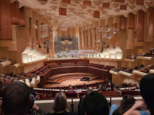 Davies Symphony Hall, section: 1st Tier F, row: C, seat: 15