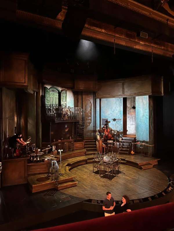 Walter Kerr Theatre, section: Mezzanine L, row: A, seat: 9