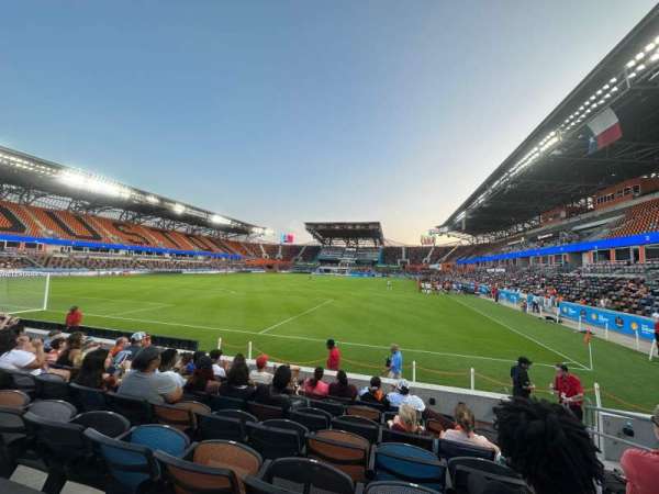 Shell Energy Stadium, section: 114, row: G, seat: 4
