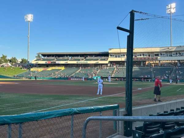 Sutter Health Park, section: 122, row: 3, seat: 2
