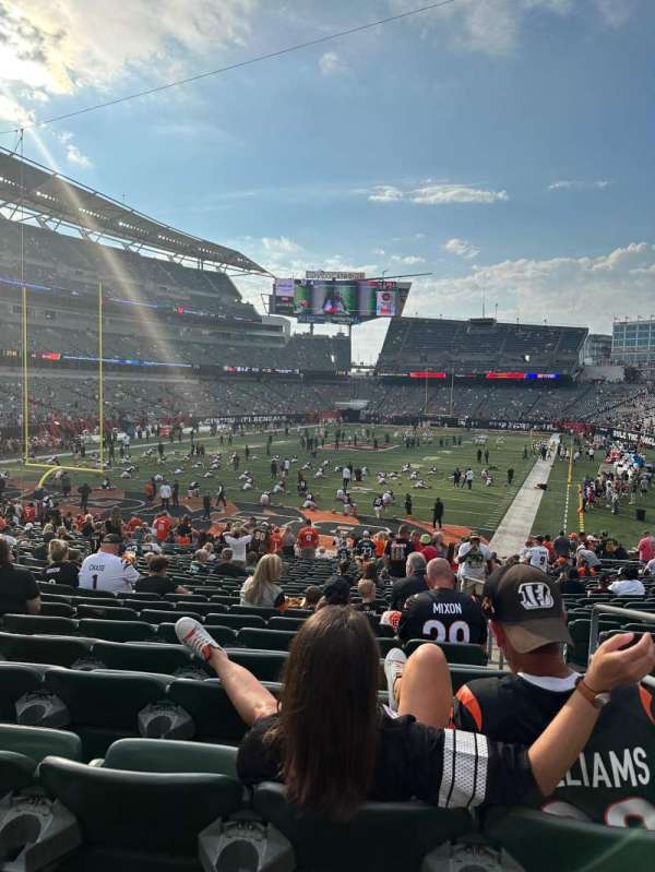 Paycor Stadium, section: 151, row: 26, seat: 2