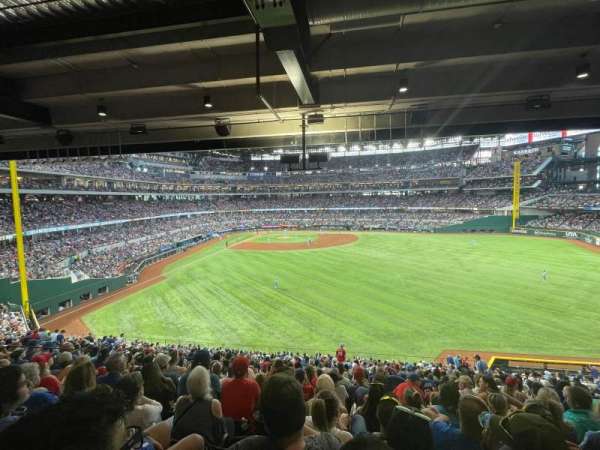 Globe Life Field, section: 131, row: 26, seat: 12