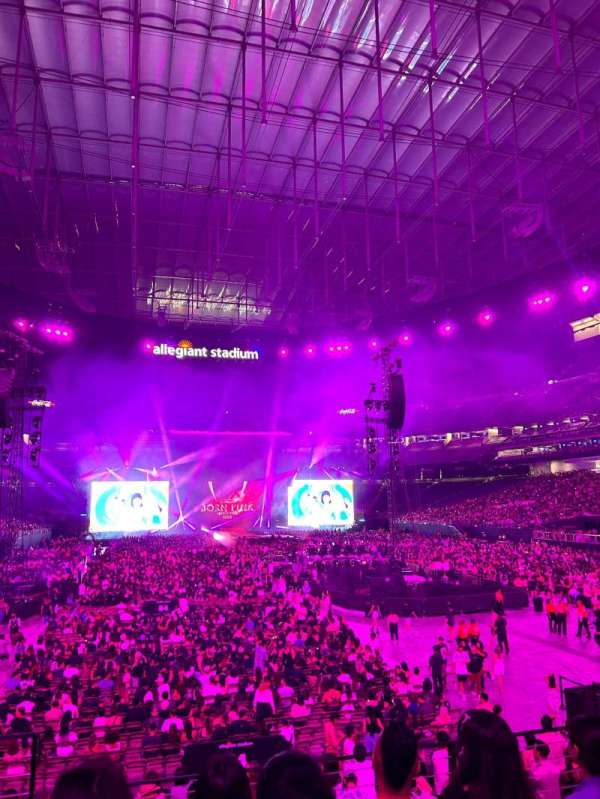 Allegiant Stadium, section: 102, row: 13, seat: 26