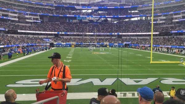 SoFi Stadium, section: 102, row: 5, seat: 20