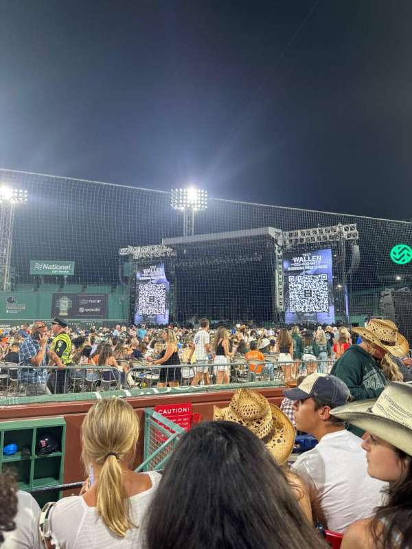 Fenway Park, section: Field Box 11, row: C, seat: 4