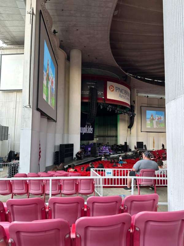 PNC Bank Arts Center, section: 204, row: D, seat: 63