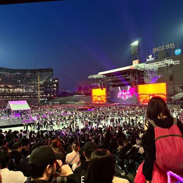 Oracle Park, section: 103, row: 33, seat: 10