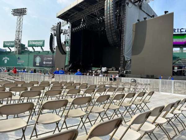 Fenway Park, section: A2, row: W4, seat: 1