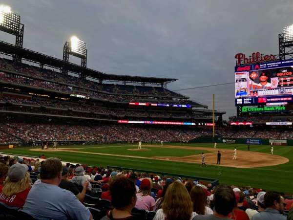 Citizens Bank Park, section: 114, row: 18, seat: 6