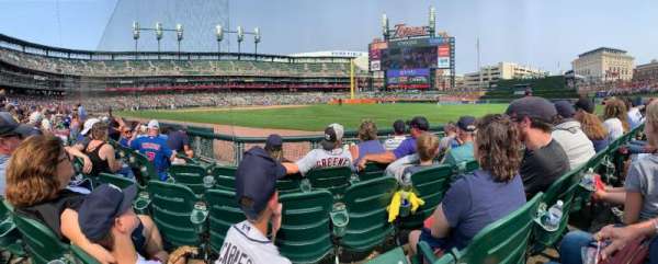 Comerica Park, section: 114, row: 5, seat: 10