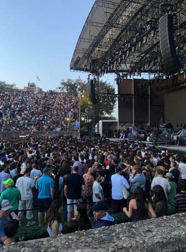 Forest Hills Stadium, section: 201, row: A, seat: 5