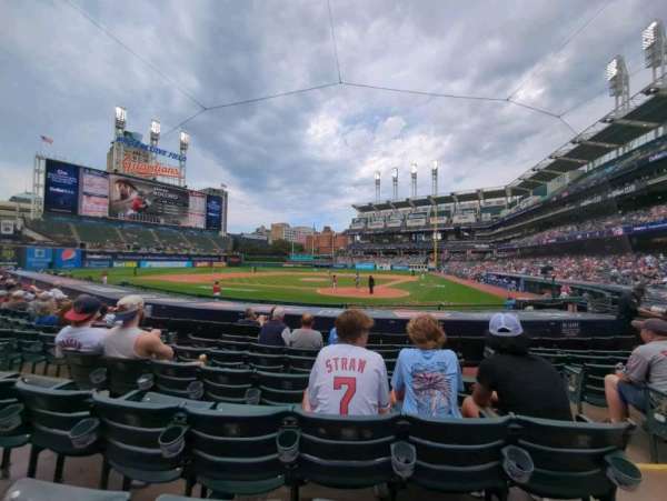 Progressive Field, section: 156, row: N, seat: 3
