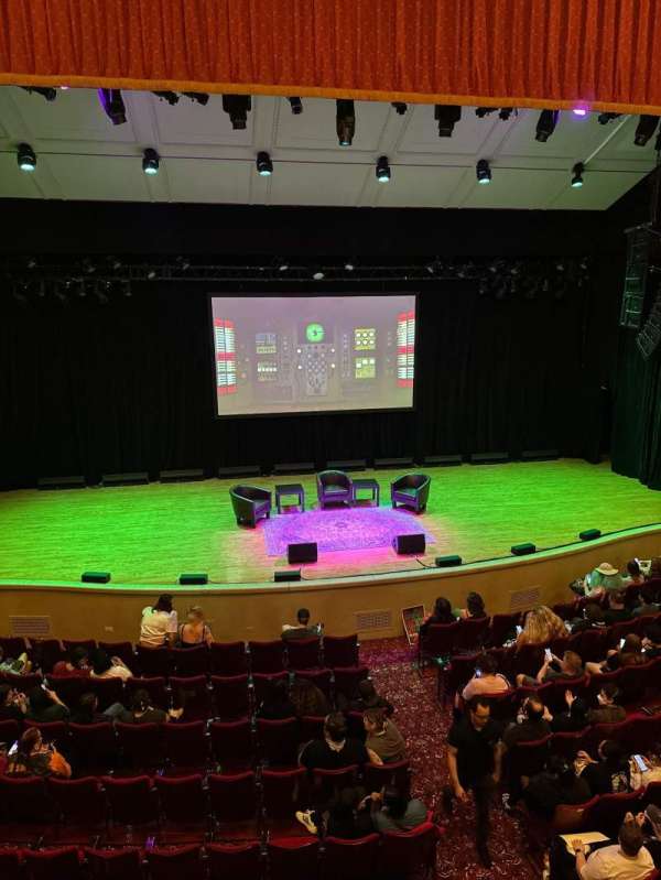 The Town Hall, section: Loge 3, row: 1, seat: 3