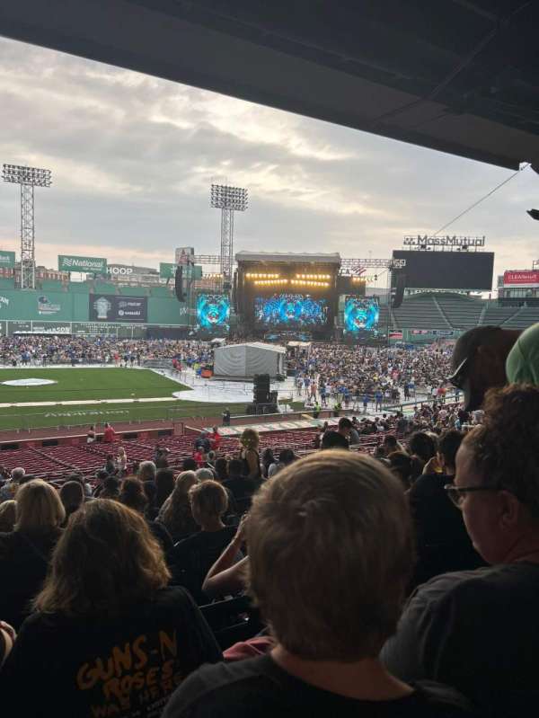 Fenway Park, section: Grandstand 16, row: 8, seat: 21