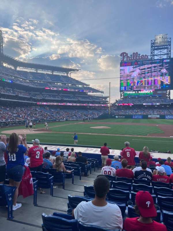 Citizens Bank Park, section: 116, row: 14, seat: 2