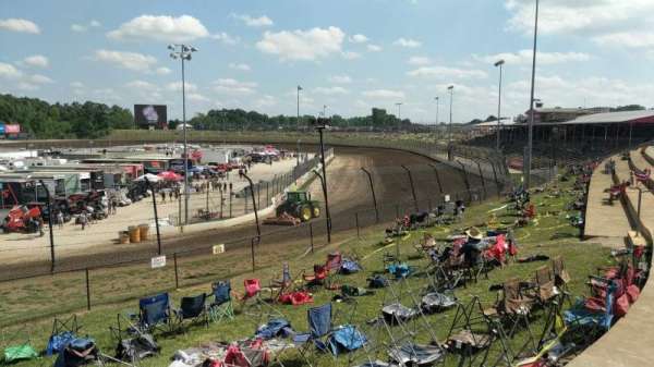 Eldora Speedway, section: NTA, row: 1, seat: 134