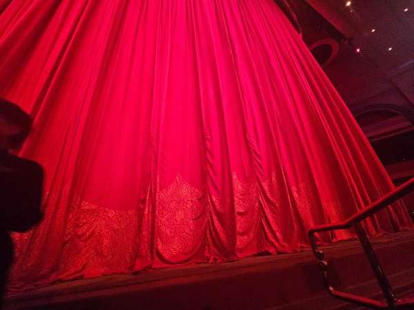 O Theatre, section: 102, row: A, seat: 18